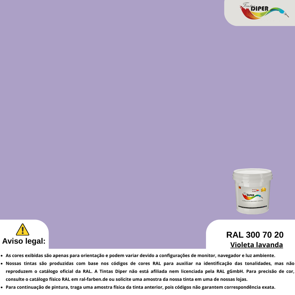RAL 300 70 20(T)Violeta lavanda