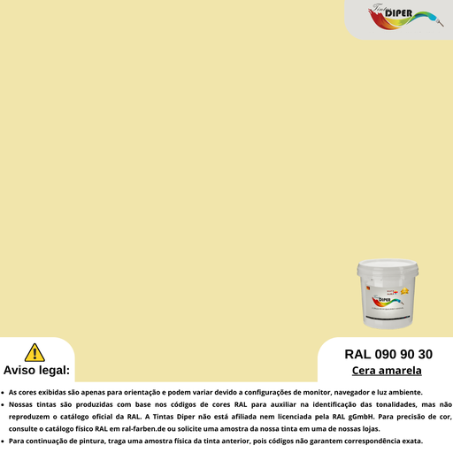 RAL 090 90 30 (T) Cera amarela