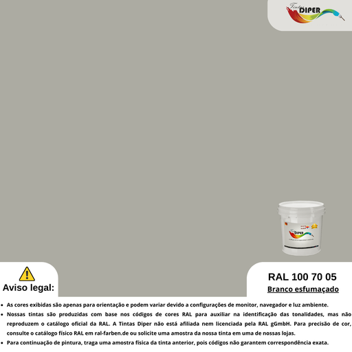 RAL 100 70 05(D)Branco esfumaçado