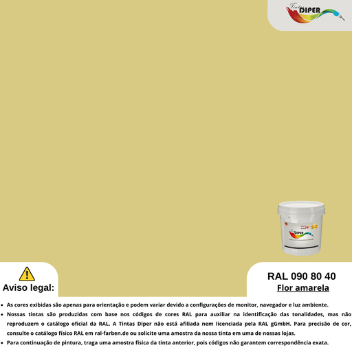 RAL 090 80 40 (T) Flor amarela