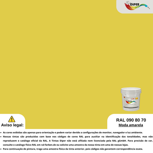 RAL 090 80 70(D)Moda amarela