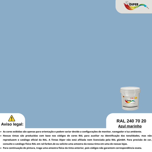 RAL 240 70 20 (T) Mar azul