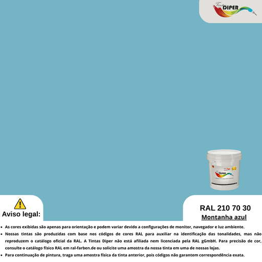 RAL 210 70 30(D)Montanha azul