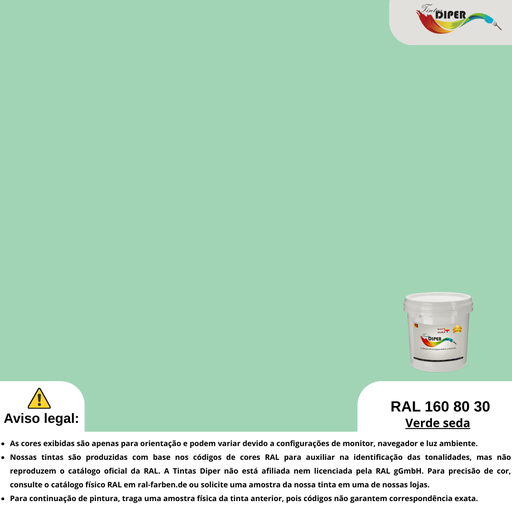RAL 160 80 30 (D) Verde seda