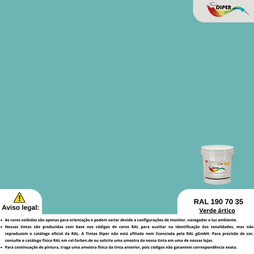 RAL 190 70 35 (DD) Verde Ártico