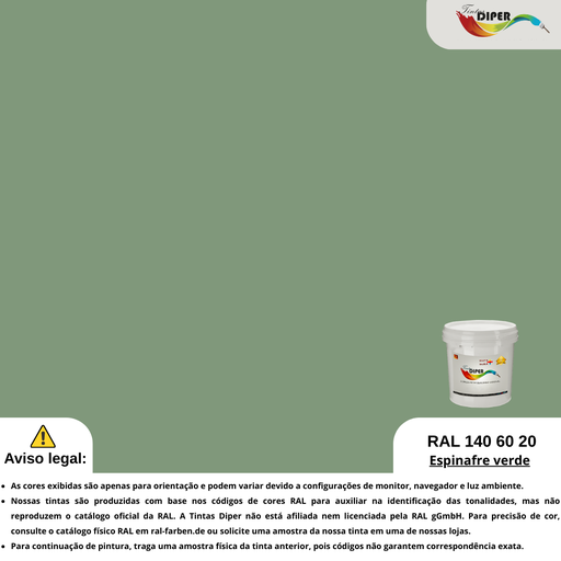 RAL 140 60 20 (D) Espinafre verde