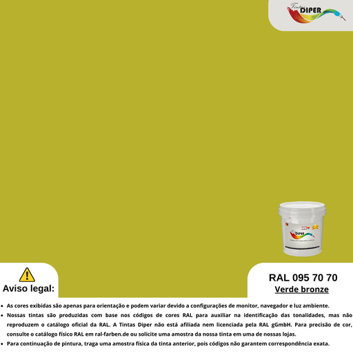 RAL 095 70 70 (D) Verde bronze