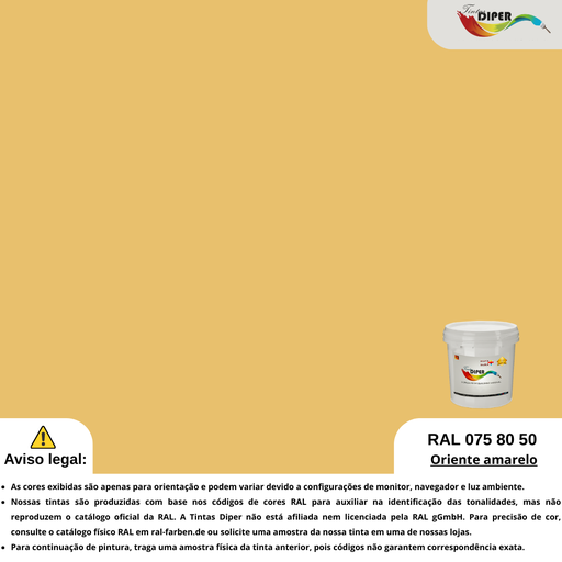 RAL 075 80 50 (T) Oriente amarelo