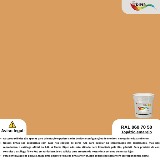 RAL 060 70 50 (D) Topázio amarelo