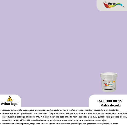 RAL 300 80 15(T)Malva de gelo