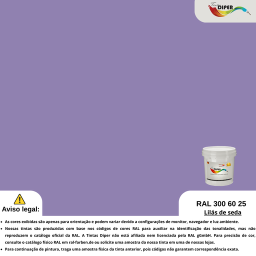 RAL 300 60 25 (D) Lilás de seda