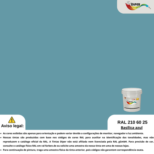 RAL 210 60 25 (D) Basílica azul