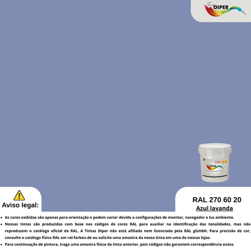 RAL 270 60 20 (D) Azul lavanda
