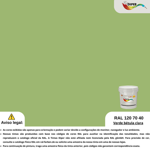 RAL 120 70 40 (D) Verde bétula claro