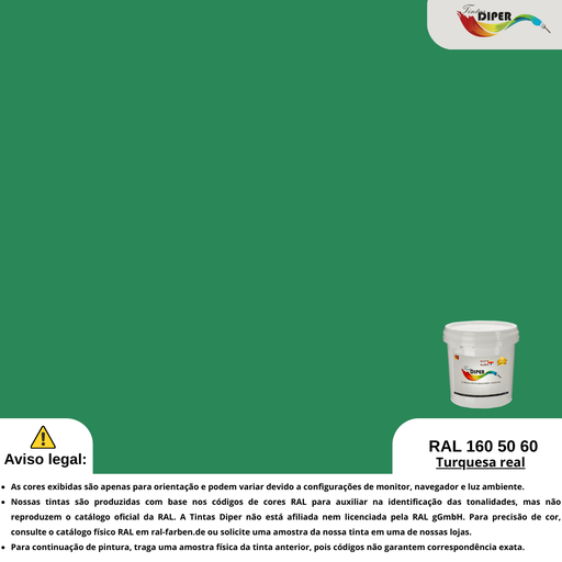 RAL 160 50 60 (DD) Turquesa Real