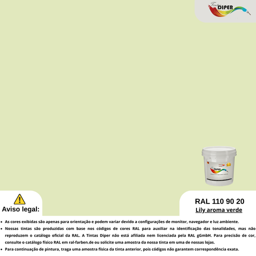 RAL 110 90 20 (D) Aroma de Lírio Verde