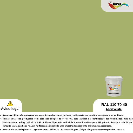 RAL 110 70 40 (DD) Abril Verde
