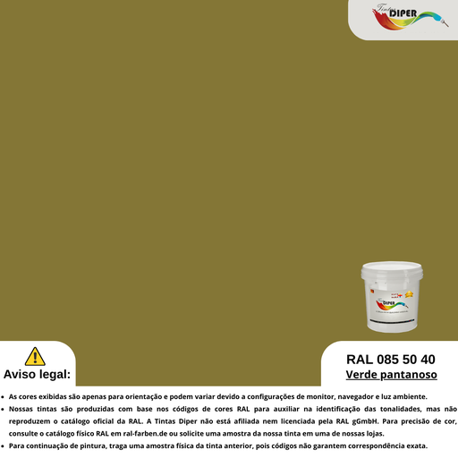 RAL 085 50 40(DD)Verde pantanoso