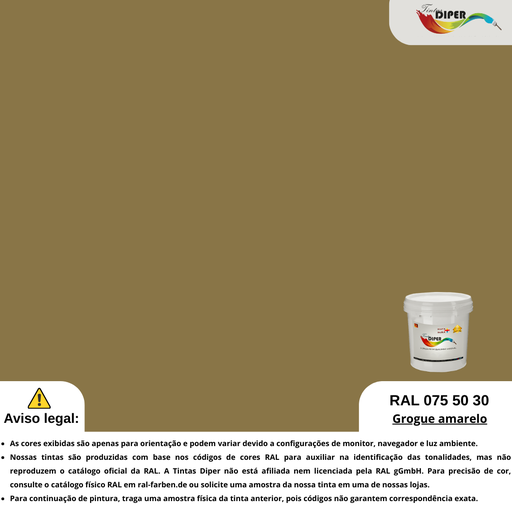 RAL 075 50 30 (DD) Grogue Amarelo