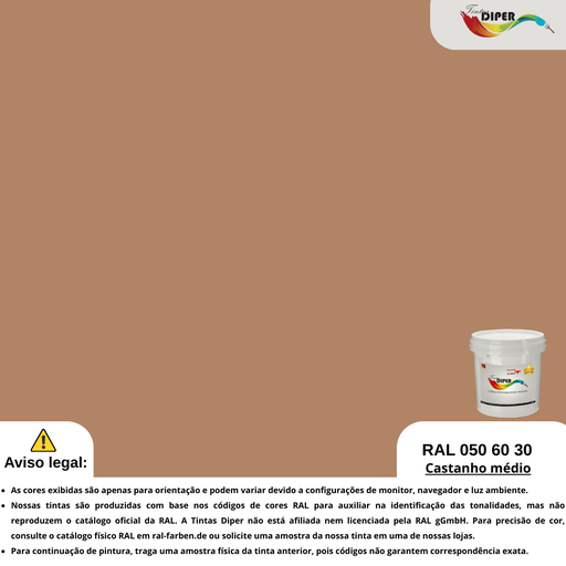 RAL 050 60 30(T)Castanho médio