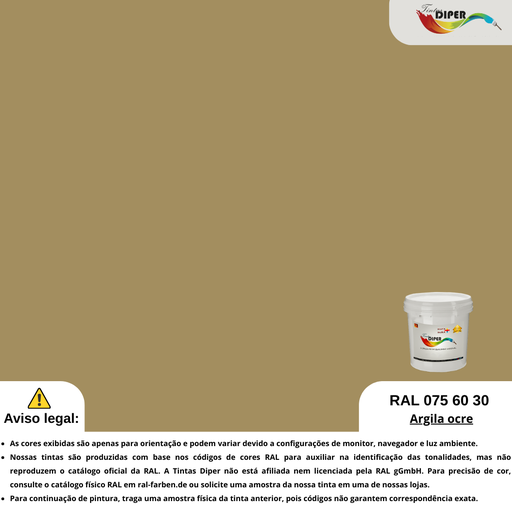 RAL 075 60 30(D)Argila ocre