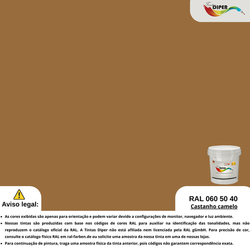 RAL 060 50 40 (DD) Camelo Marrom